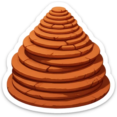 terracotta sticker