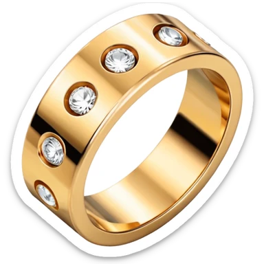 Cartier love ring sticker