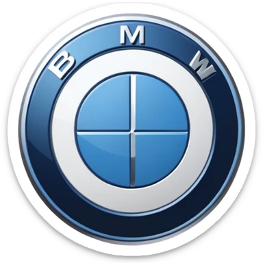 Bmw aesthetic logo sticker