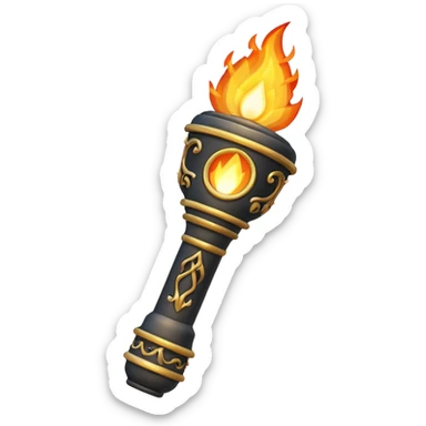 Wall Mounted Torch sticker