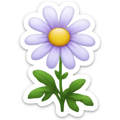 Dementia flower sticker