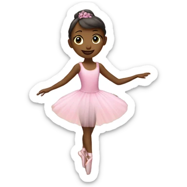 LITTLE GIRL DANCE A BALLET LESSON  sticker