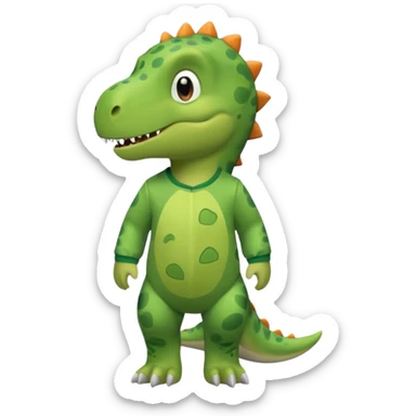 Dinosaur Pajamas sticker