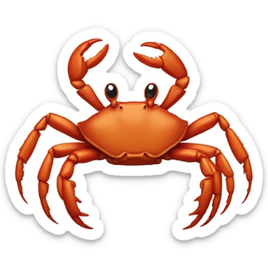 Crab sticker
