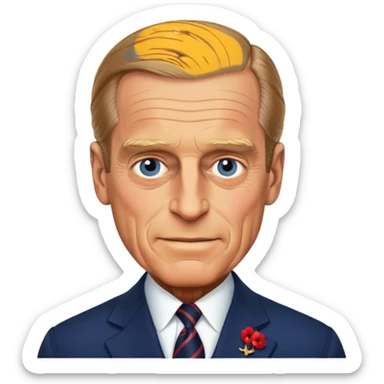 Prince philip sticker