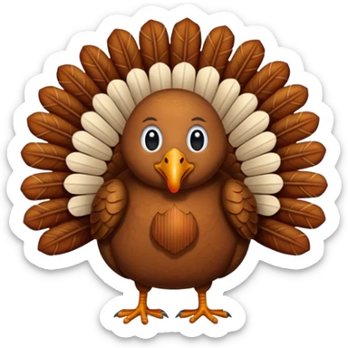Generate Turkey emoji  sticker