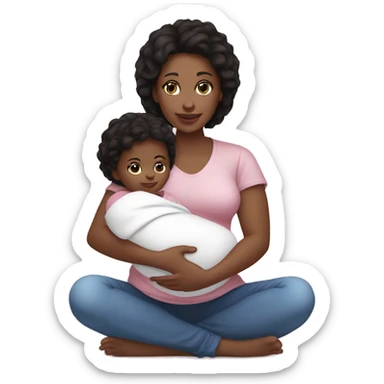 mom holding newborn baby girl with blue eyes and white skin baby dark hair white skin newborn little baby girl pink sticker