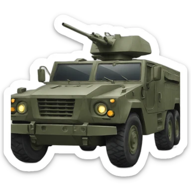 military car sticker