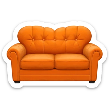 sofa from the TV series Friends sticker