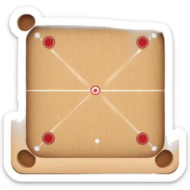 Shuffleboard Lane sticker