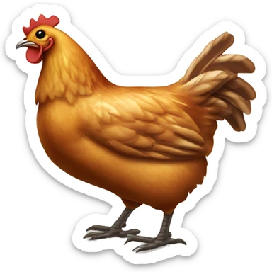 Roasted chicken  sticker