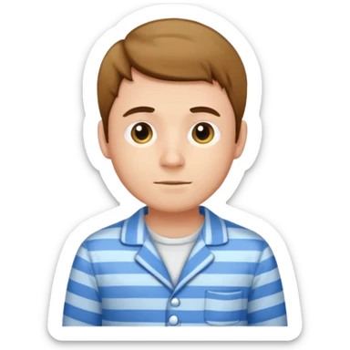 Men’s pajamas  sticker