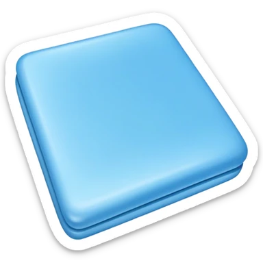 Blue tack sticker