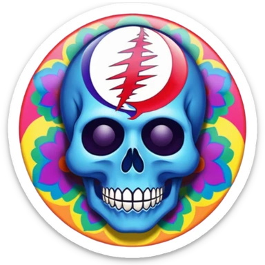 grateful dea sticker