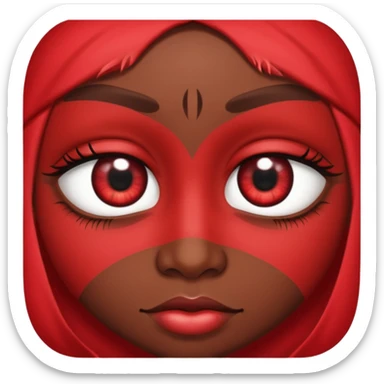 Sukuna jujutsu kaisen eye on face  sticker