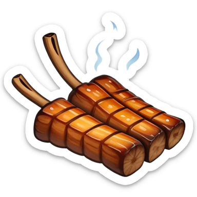 Rib tips sticker