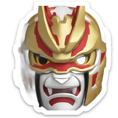 Jushin Thunder liger wrestler mask sticker