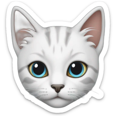 Cat wearing like daenerys targaryen sticker