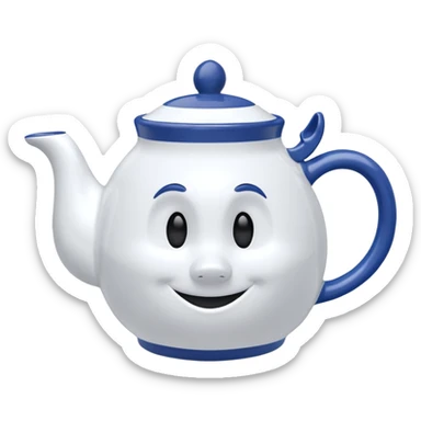 Disney mug of tea with Disney teapot sticker