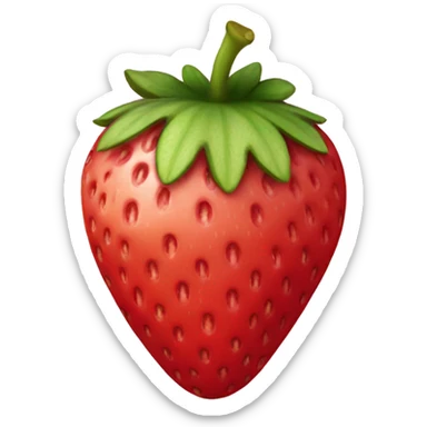 strawberry sticker