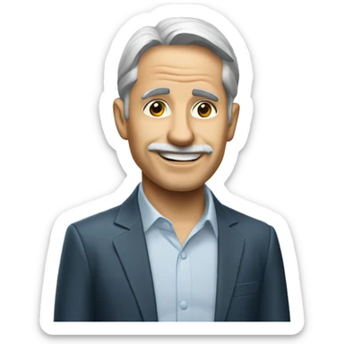 saying gm flyfish crypto sticker