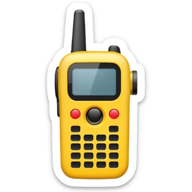 Walkie talk emoji  sticker