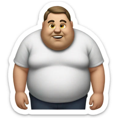 fat man sticker