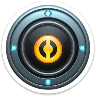 futuristic portal door sticker