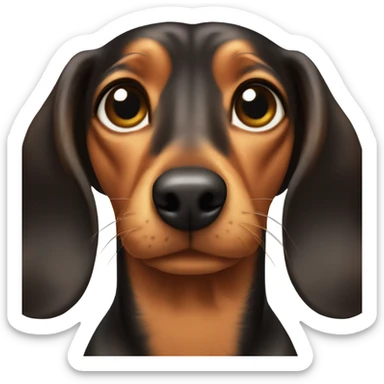 Judgy daschund  sticker