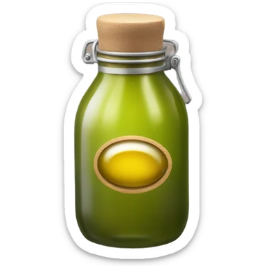 extra virgin olive oil jar sticker