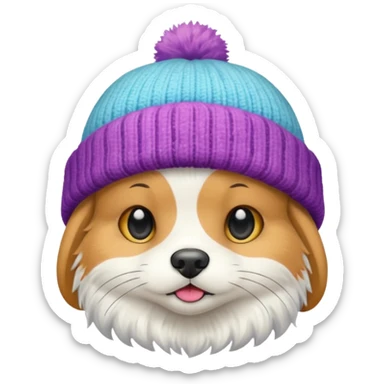 Winter Beanie Pet sticker