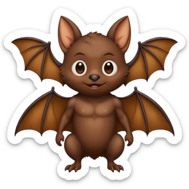 Fledermaus ganzkörper sticker
