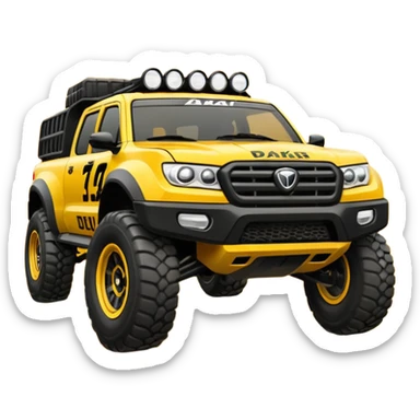 Logo Dakar gara sticker