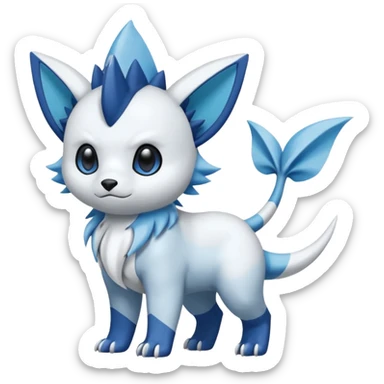 Absol-Oshawott-Vaporeon-Dewott-fusion sticker