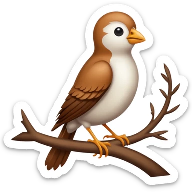 A Bird ho is Shiting sticker