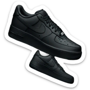 air force 1 black sticker