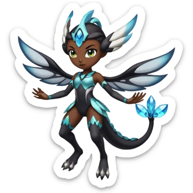 Meloetta-Zekrom-Pokémon-Fakémon-fusion-hybrid-creature sticker