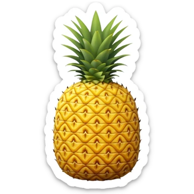 pineapple slice sticker