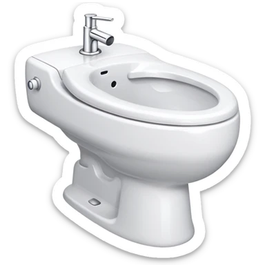 Bidet sticker