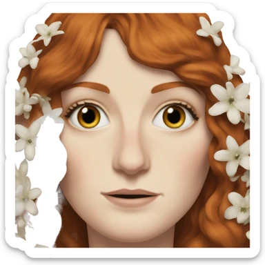 florence welch from the band florence and the machin sticker