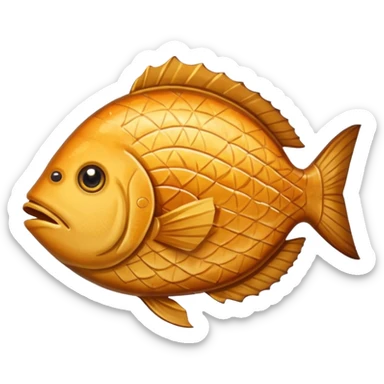 cooked shield fish sticker