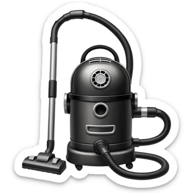 burnt-out vacuum cleaner sticker