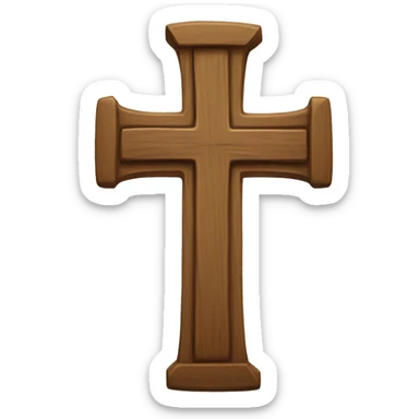 Cross sticker