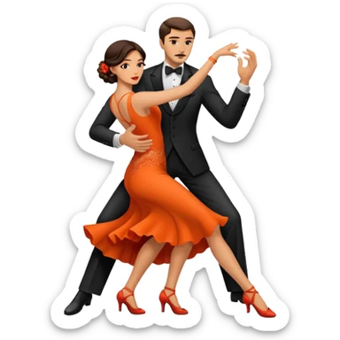 Bailar tango sticker