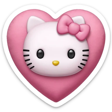 ✨hello kitty heart sticker