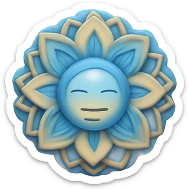 throat chakra detailed sticker