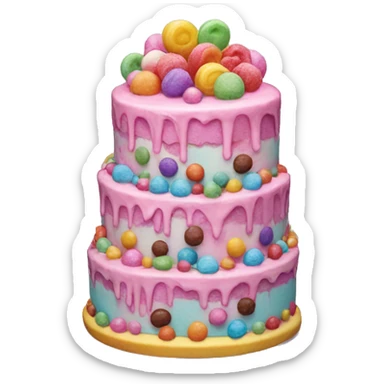 candy cake sticker