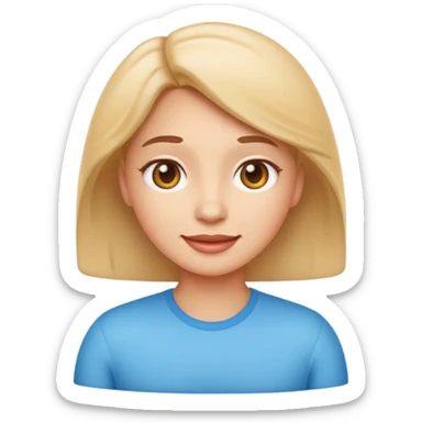 Emoji-style trans character, modern Apple emoji style, friendly and confident expression, clean vector shading, soft lighting, simple background, inclusive design sticker