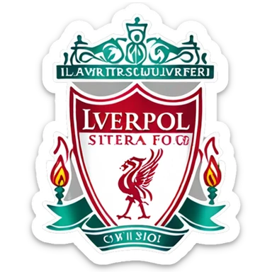Fc liverpool logo sticker