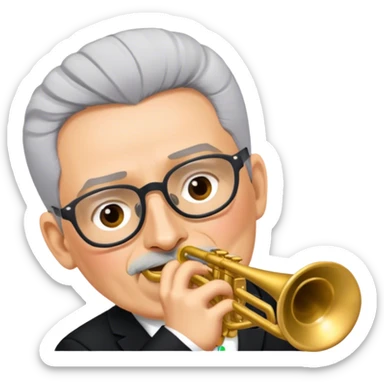 Mariachi Trumpet Player sticker